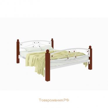 Кровать «Каролина Люкс Плюс», 1800×2000 мм, металл, цвет белый