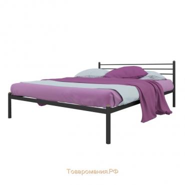 Кровать «Милана», 1400×1900 мм, металл, цвет чёрный