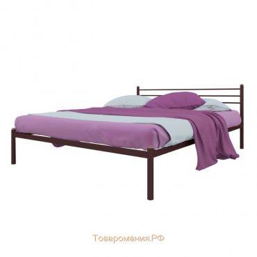 Кровать «Милана», 1400×1900 мм, металл, цвет коричневый