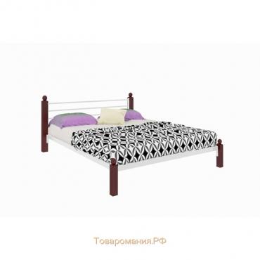 Кровать «Милана Люкс», 1600×2000 мм, металл, цвет белый