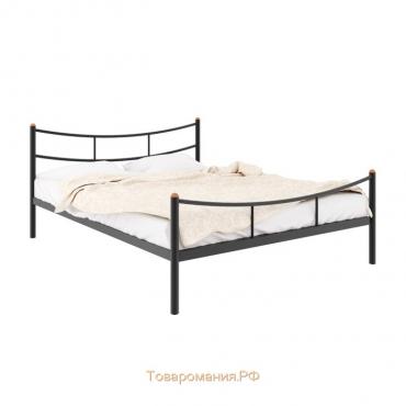 Кровать «Софья Плюс», 1800×2000 мм, металл, цвет чёрный