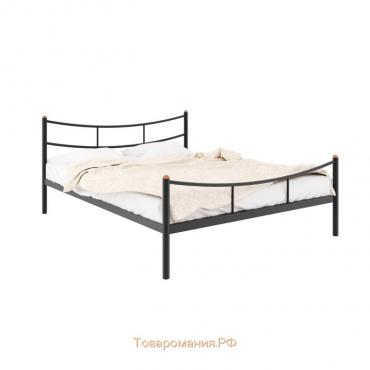 Кровать «Софья Плюс», 1600×2000 мм, металл, цвет чёрный