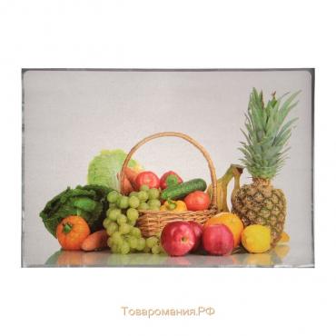 Наклейка на кафельную плитку "Корзина с фруктами" 60х90 см