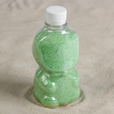 Песок цветной в бутылках "Мятный" 500 гр МИКС