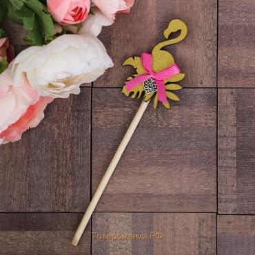 Декоративный штекер «Фламинго», 7 × 14 см