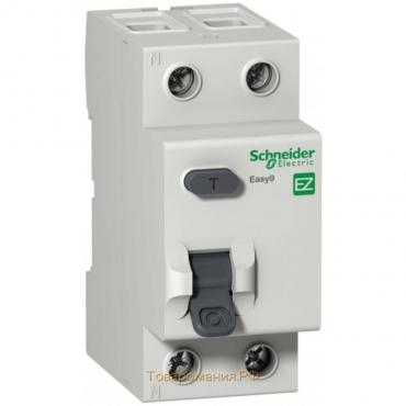 УЗО Schneider Electric серии Easy 9,  2п, 25 А, 30 мА,