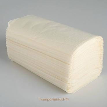 Полотенца бумажные, V-сложения, 23х23 см, 25 г/м2, 250 шт, белые