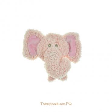 Игрушка AROMADOG BIG HEAD "Слон" для собак  12 см, розовый