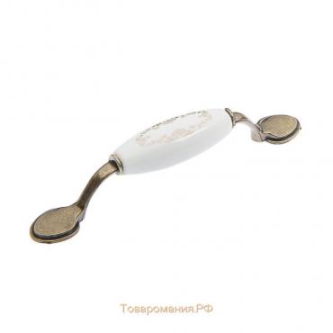 Ручка скоба Ceramics 012 LIGHT, 96 мм, керамическая, цвет бронза