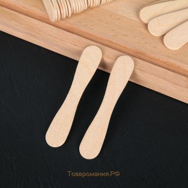 Палочки деревянные для мороженого, 9,4×1,5-1,7 см, 50 шт