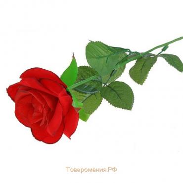 Цветы искусственные "Роза" 56 см d-8,5 см, красный