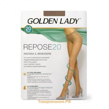Колготки женские Golden Lady Repose, 20 den, размер 5, цвет playa
