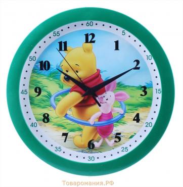 Часы настенные круглые "Медвежонок", детские