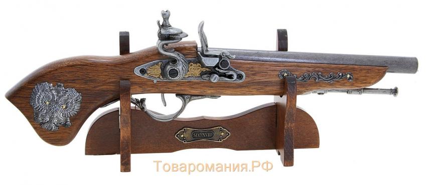 Макет пистоля с российским гербом