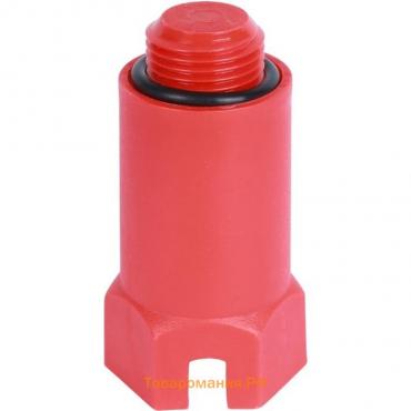 Заглушка сантехническая STOUT SFA-0035-200012, 1/2", красная, пластиковая
