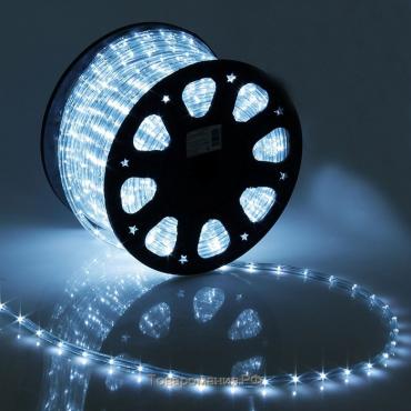 Световой шнур Lighting 11 мм, IP65, 100 м, 24 LED/м, 220 В, 2W, постоянное свечение, свечение белое