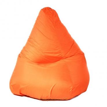 Кресло-мешок "Капля", S, d85/h130, цвет оранжевый