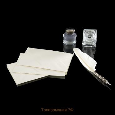 Письменный набор "Александр Пушкин" (перо, чернильница, чернила, конверты)