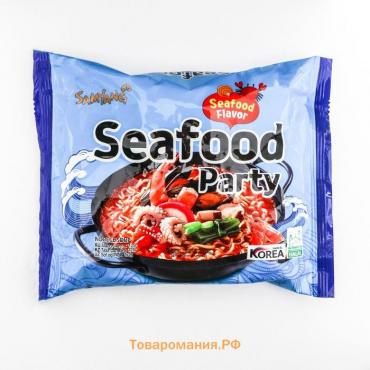 Лапша СИФУД ПАТИ со вкусом морепродуктов 125г  м/у