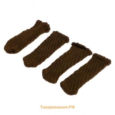 Носки для мебели CAPPIO, цвет коричневый