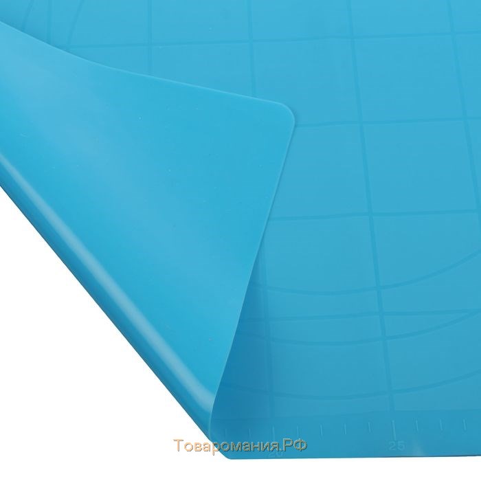 Коврик с разметкой «Буссен», силикон, 49×39 см, цвет МИКС