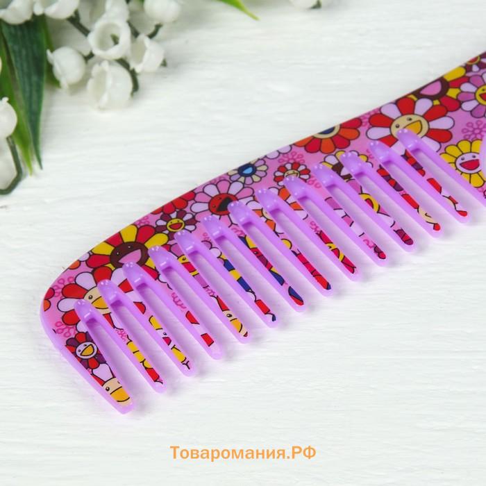 Расчёска, 19(±1) × 4 см, рисунок МИКС