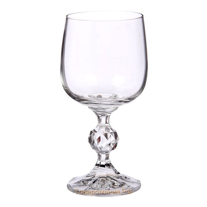 Набор бокалов для вина Bohemia Crystal «Клаудия», 190 мл, 6 шт