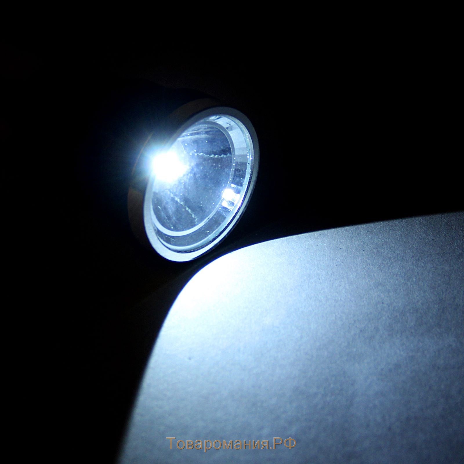 Фонарь прожекторный аккумуляторный "Мега", 1 LED, 3 режима, 17.5 х 7 х 7 см