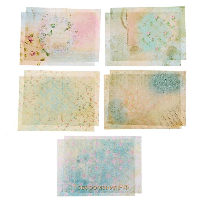 Альбом-заготовка для скрапбукинга «Летний сад», 15 × 11 см