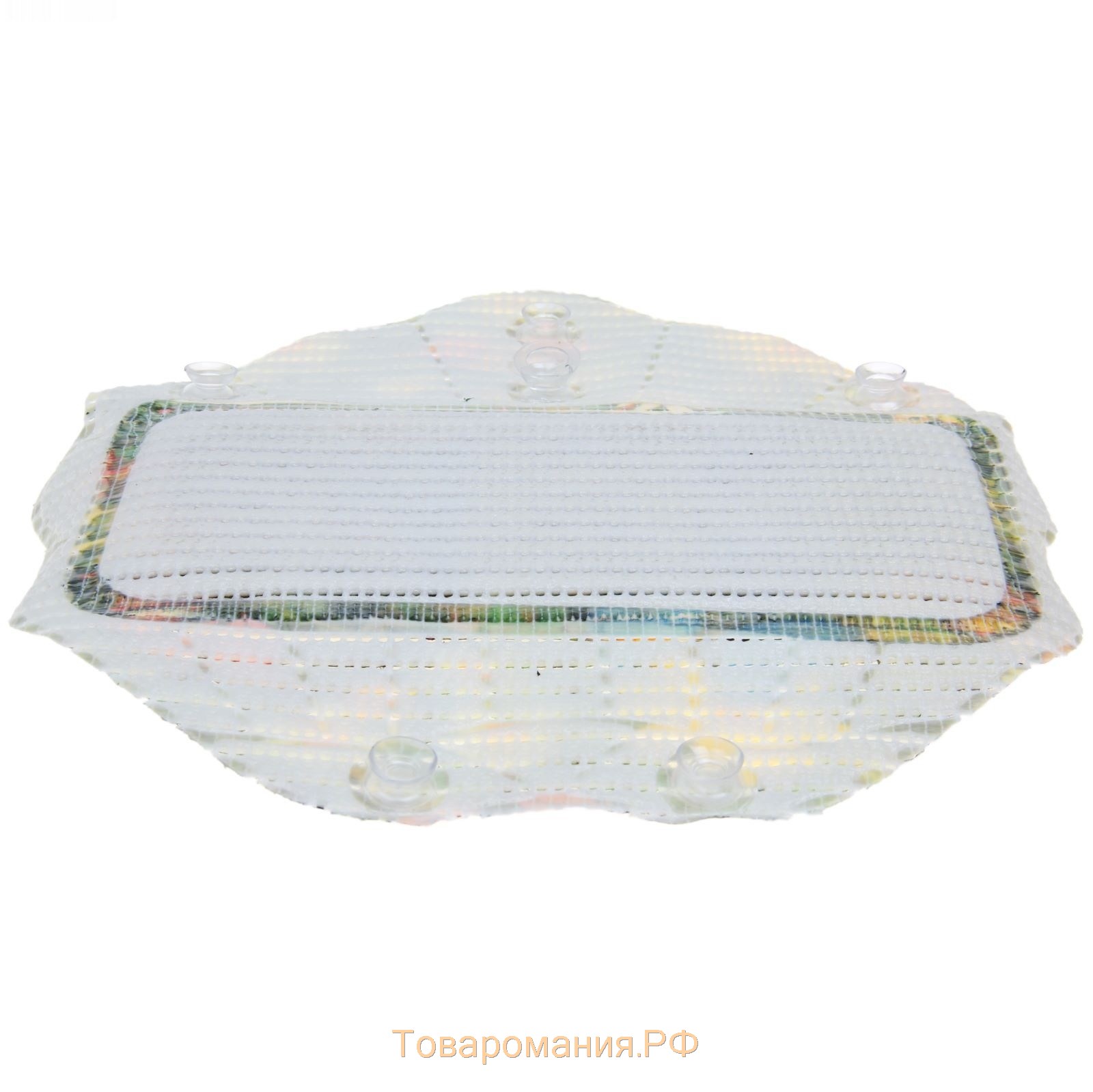 Подушка для ванны с присосками «Релакс», 33×33 см, цвет МИКС