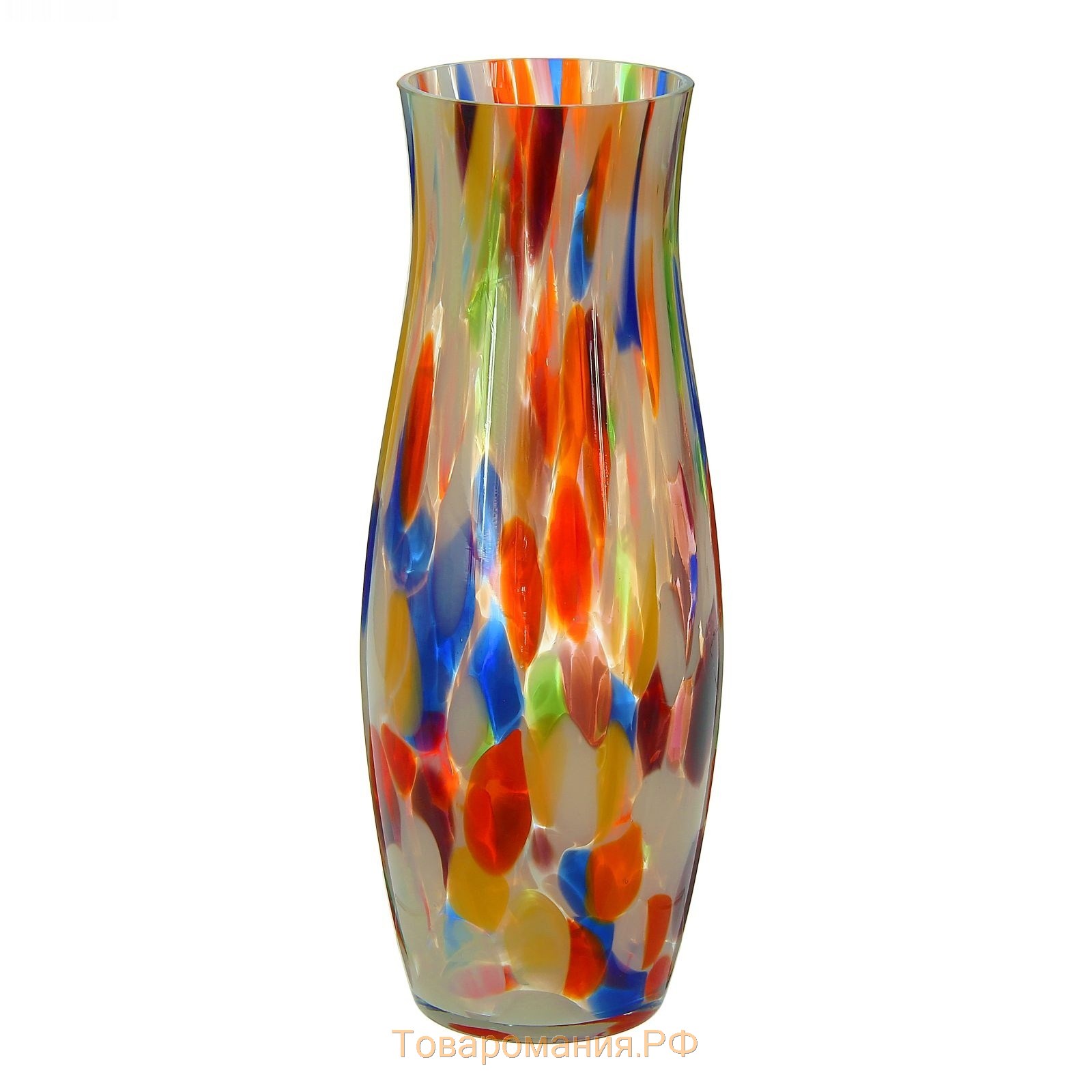 Stretch glass vase