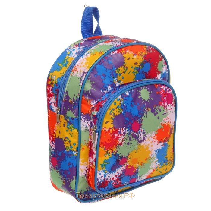 Рюкзак детский, отдел на молнии, наружный карман, цвет разноцветный