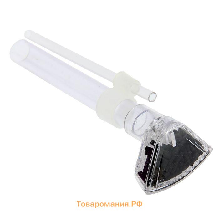 Аквариумный набор трехсекционный, с подсветкой LED, 2,55 л, фиолетовый