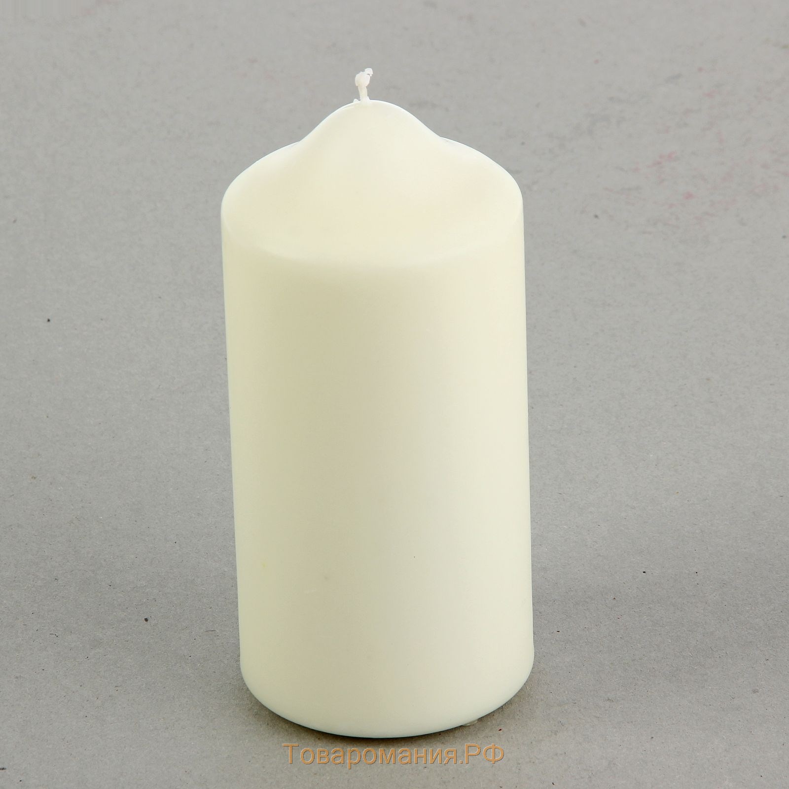 Свеча - цилиндр, 7х15 см,белая
