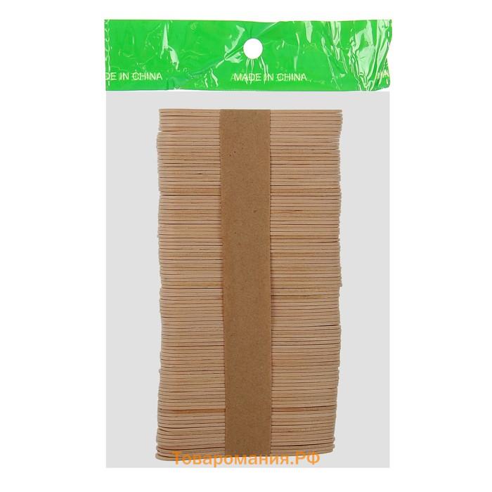 Палочки для мороженого , дерево, 7.5×1.1-1.5 см, 100 шт.