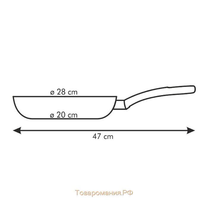 Сковорода Tescoma Presto, d=28 см