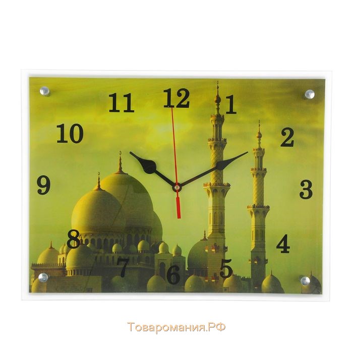 Часы настенные, серия: Разное, "Мусульманские", 30х40 см