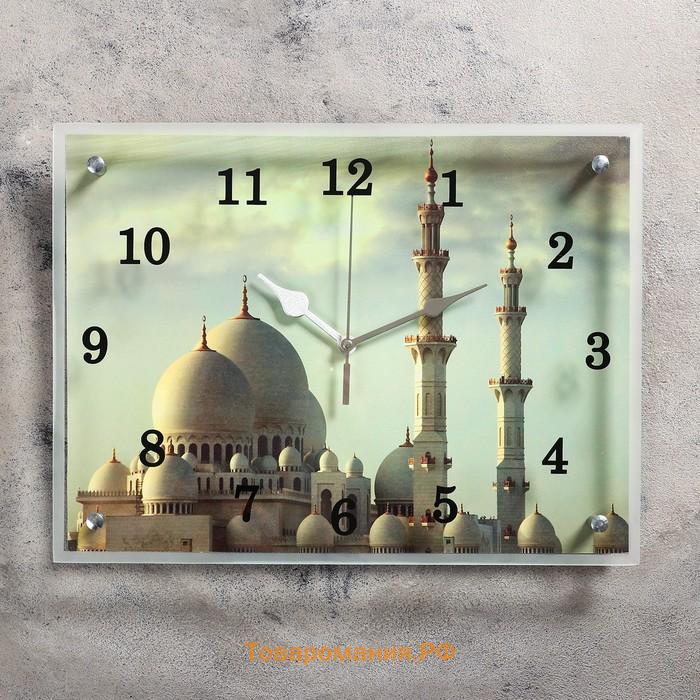 Часы настенные, серия: Разное, "Мусульманские", 30х40 см