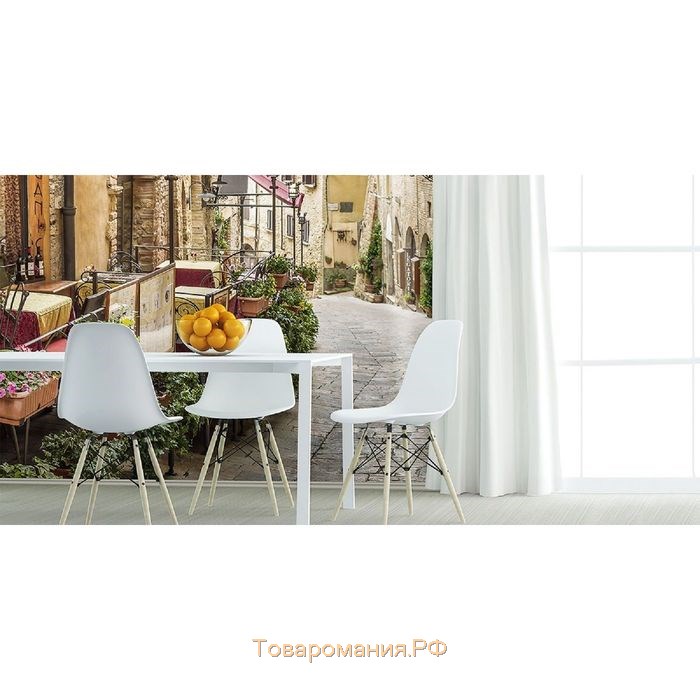Фотообои "Итальянское кафе" (состоит из 3 частей), 2,7 х 2,7м
