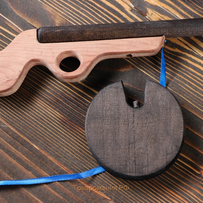 Сувенирное деревянное оружие "Автомат ППШ", 51 см, массив бука
