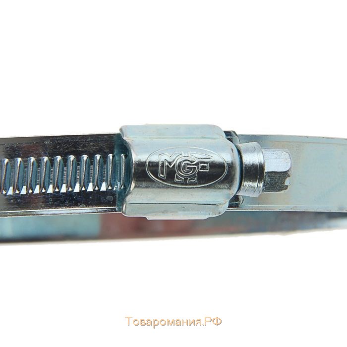 Хомут червячный MGF, диаметр 70-90 мм, ширина ленты 12 мм, оцинкованный