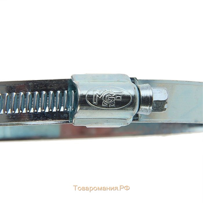 Хомут червячный MGF, диаметр 80-100 мм, ширина ленты 12 мм, оцинкованный