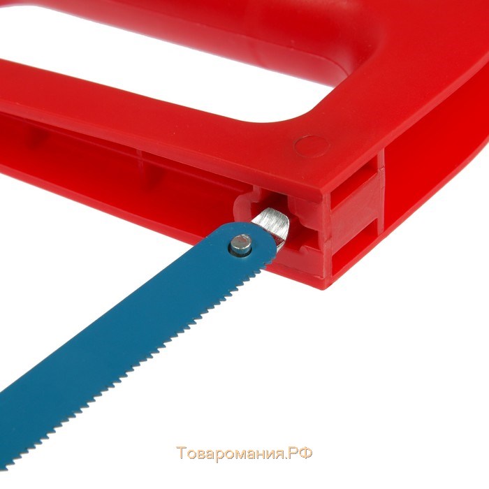 Ножовка по металлу ТУНДРА, усиленный круглый профиль, пластиковая рукоятка, 300 мм