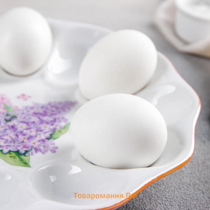 Блюдо для фаршированных яиц «Сирень», d=22 см