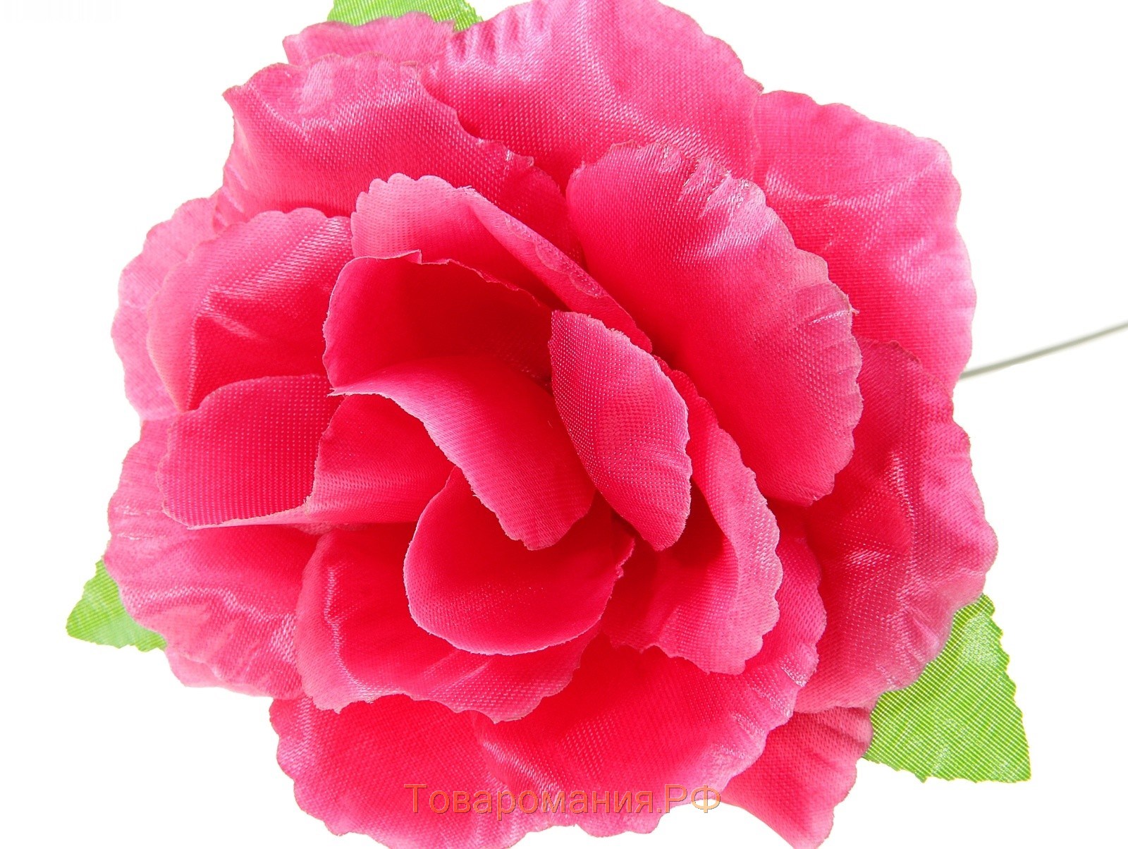 Цветы искусственные "Роза малиновая" 40 см