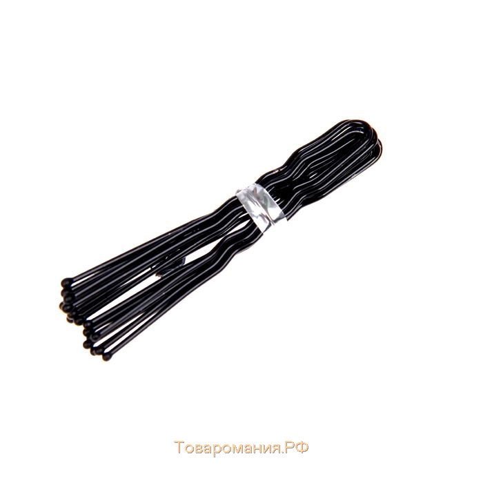 Шпилька для волос "Классика" (набор 10 шт) 5 см, чёрный