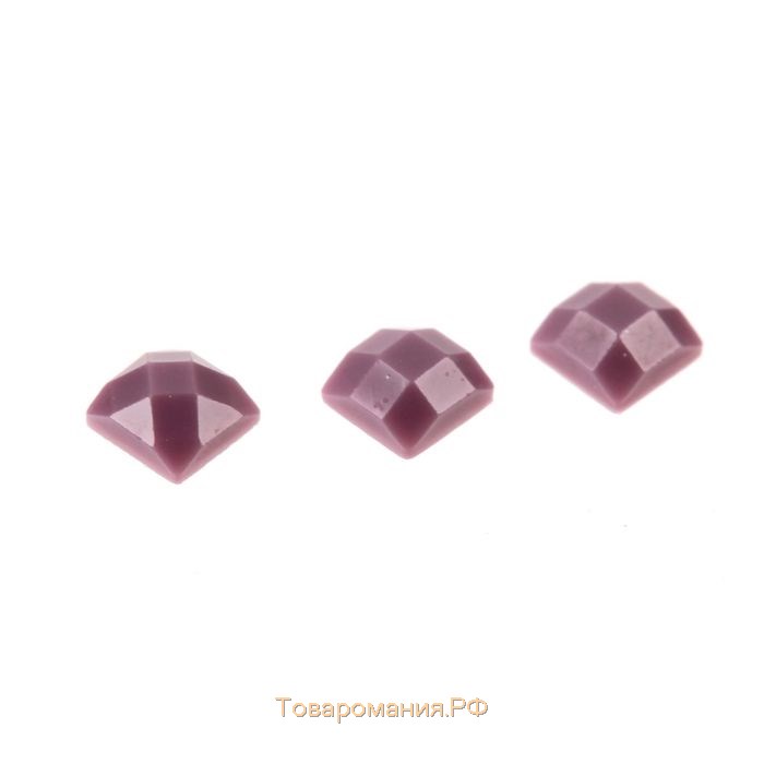 Стразы для алмазной вышивки, 10 гр, не клеевые, квадратные 2,5*2,5мм 3041 Antique Violet Med