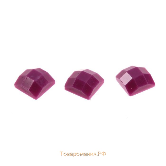 Стразы для алмазной вышивки, 10 г, не клеевые, квадратные: 2,5×2,5 мм, 3834 Grape DK
