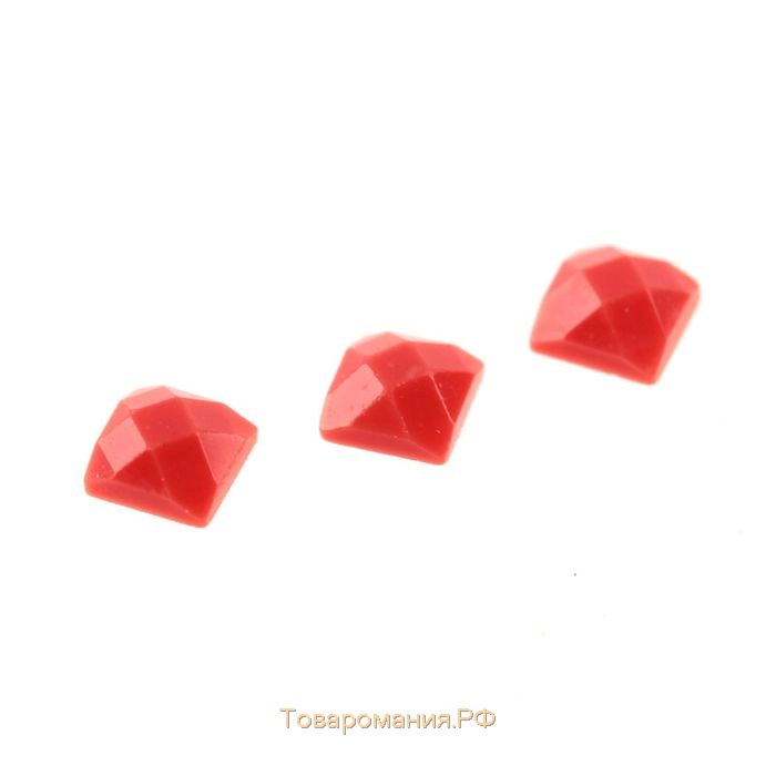 Стразы для алмазной вышивки, 10 г, не клеевые, квадратные: 2,5×2,5 мм, 3830 Terracotta Med DK