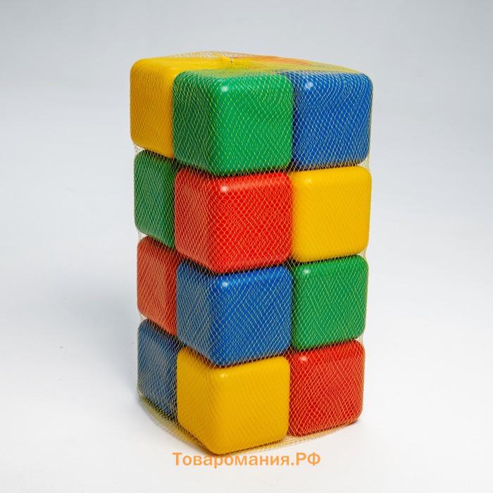 Набор цветных кубиков, 16 штук, 12 х 12 см